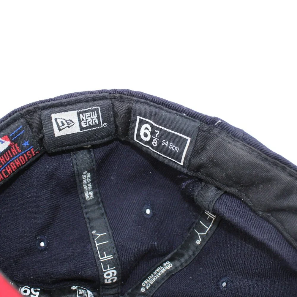 Atlanta Braves New Era 59FIFTY Fitted Hat Cap Size 6 7/8 MLB Baseball - Picture 5 of 6